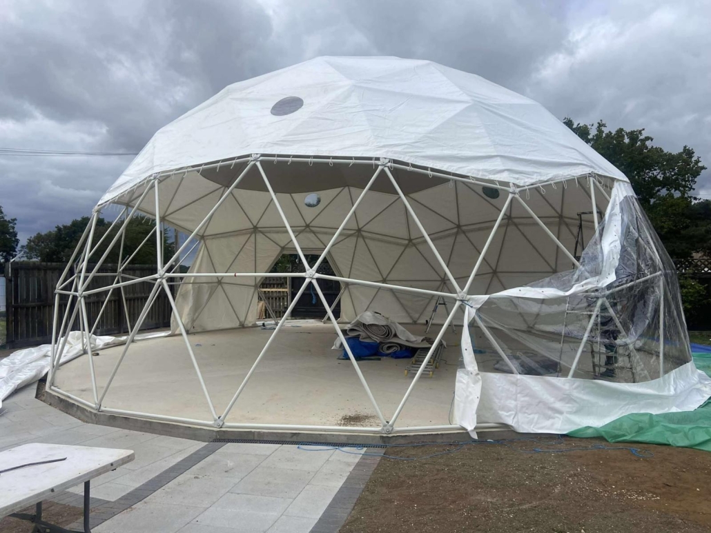 The Dome taking shape