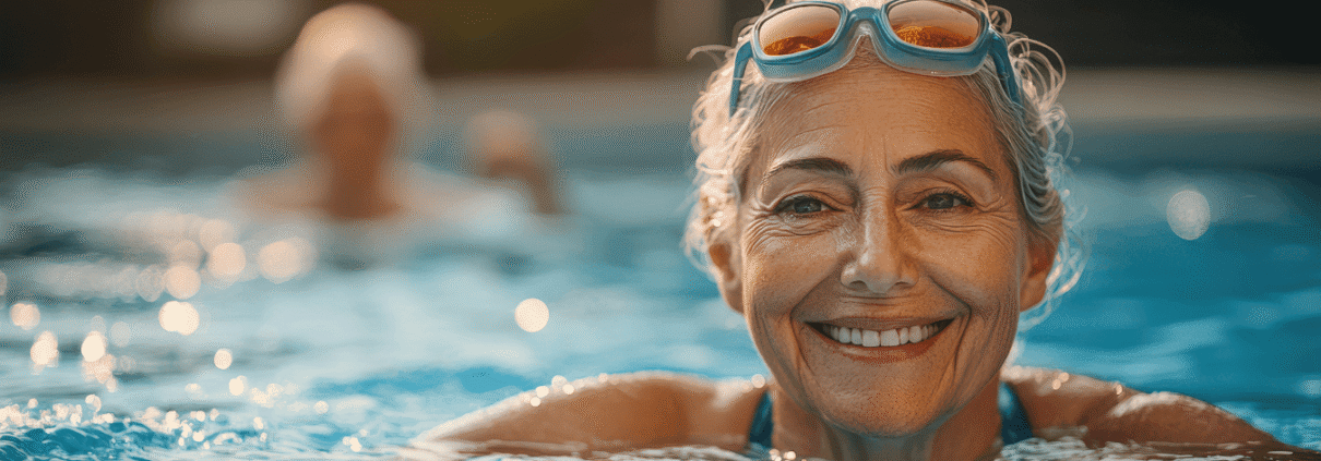 Adult swimming lessons at Jubilee Park